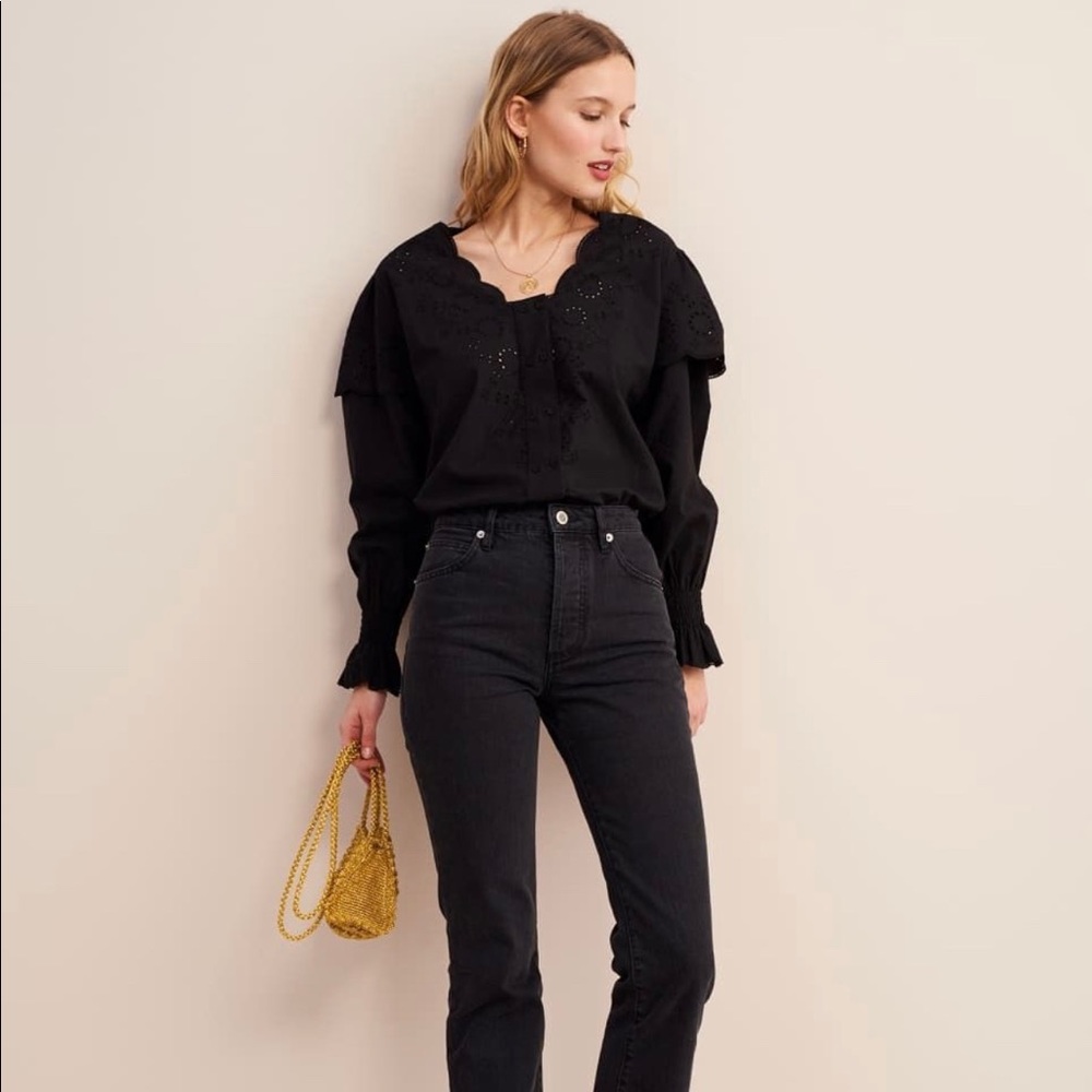 Rouje black blouse